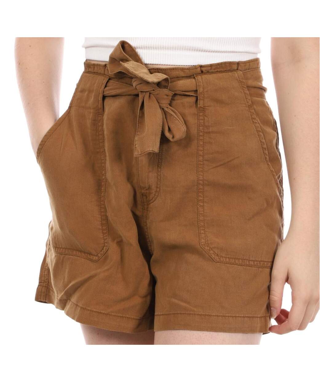 Short Camel Femme Teddy Smith Sherwood - XS-1