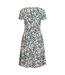 Mountain Warehouse Womens/Ladies Orchid Leaf Print UV Protection Dress (Dark Teal) - UTMW2401