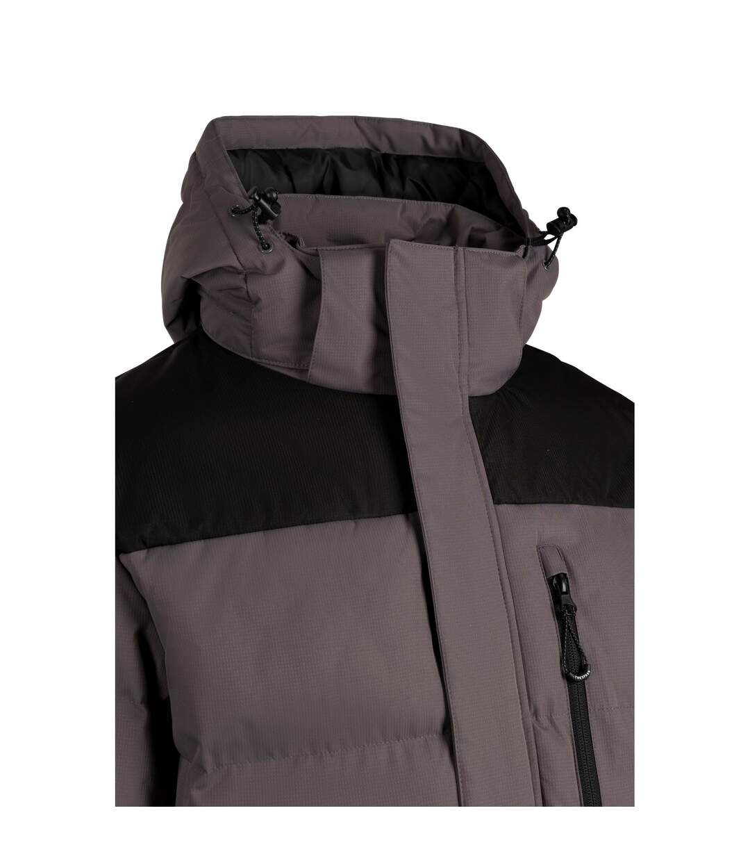 Mens Ahmor Padded Jacket Mid Grey Trespass-3