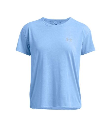 Womens/ladies Launch T-shirt Blue Under Armour