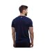 T-shirt Motif/style Logo Répété Homme Bleu Marine Ozoshi-3