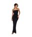 Robe Longue Femme Noir Honeyz-4