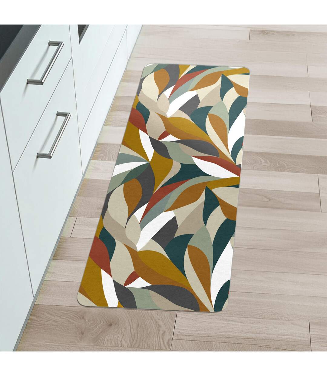 Tapis de Cuisine Mousse Swan 45x120cm Jaune-2