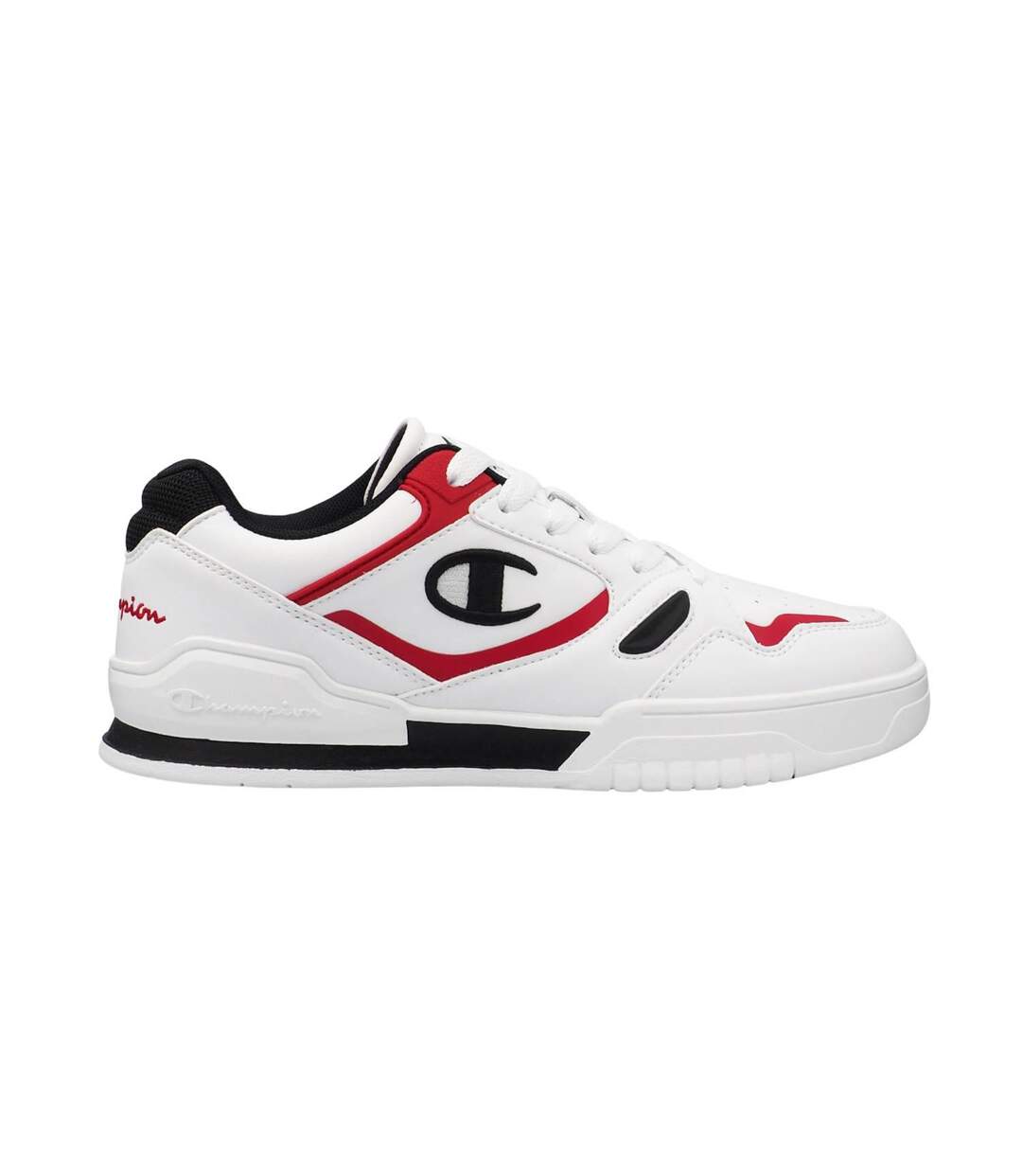 Baskets Point Tech Homme Blanc Rouge Noir Champion-1
