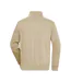 Sweat Workwear Homme Beige Gris James And Nicholson-2