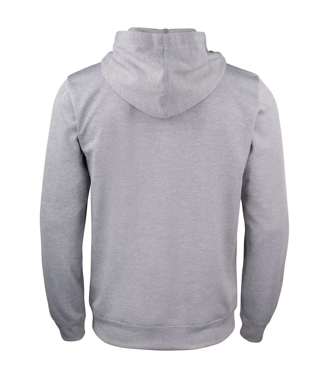 Unisex Adult Basic Active Pullover Hoodie Grey Melange Clique-2