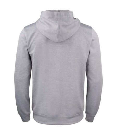Unisex Adult Basic Active Pullover Hoodie Grey Melange Clique