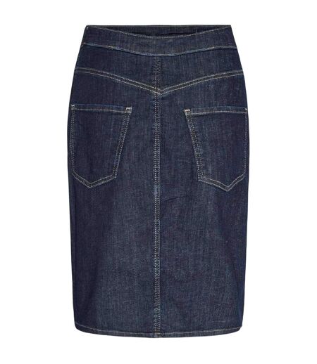 Jupe Mlatlanta Femme Bleu Foncé Mamalicious