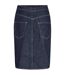 Jupe Mlatlanta Femme Bleu Foncé Mamalicious-3