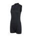 Womens/ladies shorty sleeveless wetsuit jet black Mountain Warehouse-3