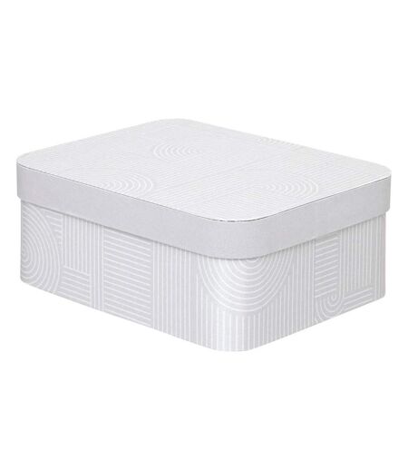 Lot de 4 Boîtes Déco Polybox 39cm Beige
