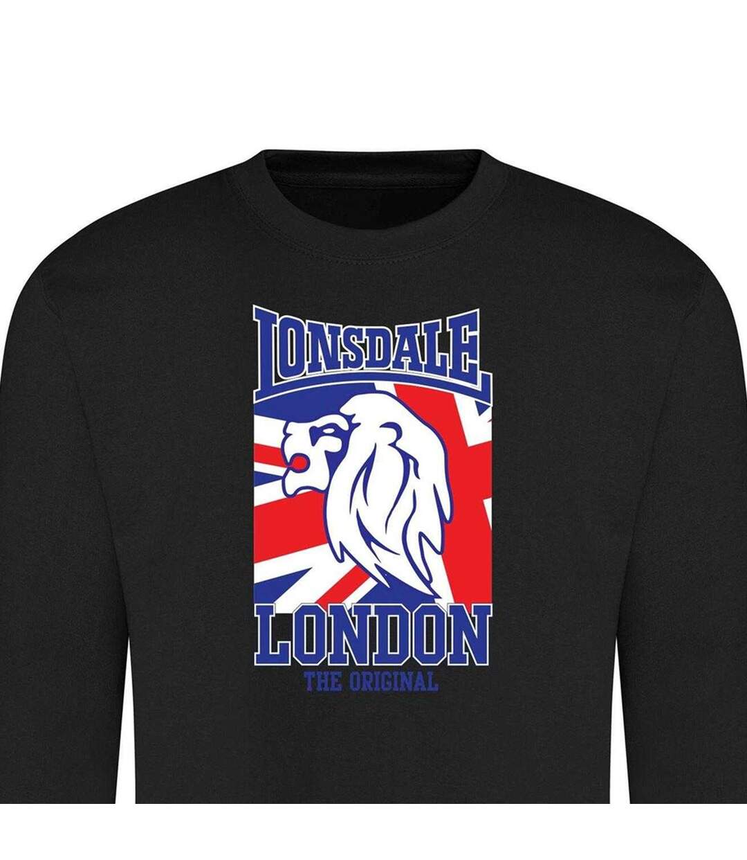 Sweat Motif/style Logo Adulte Noir Lonsdale-2