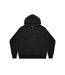 Mens Embroidered Logo Full Zip Hoodie Black No Fear-2