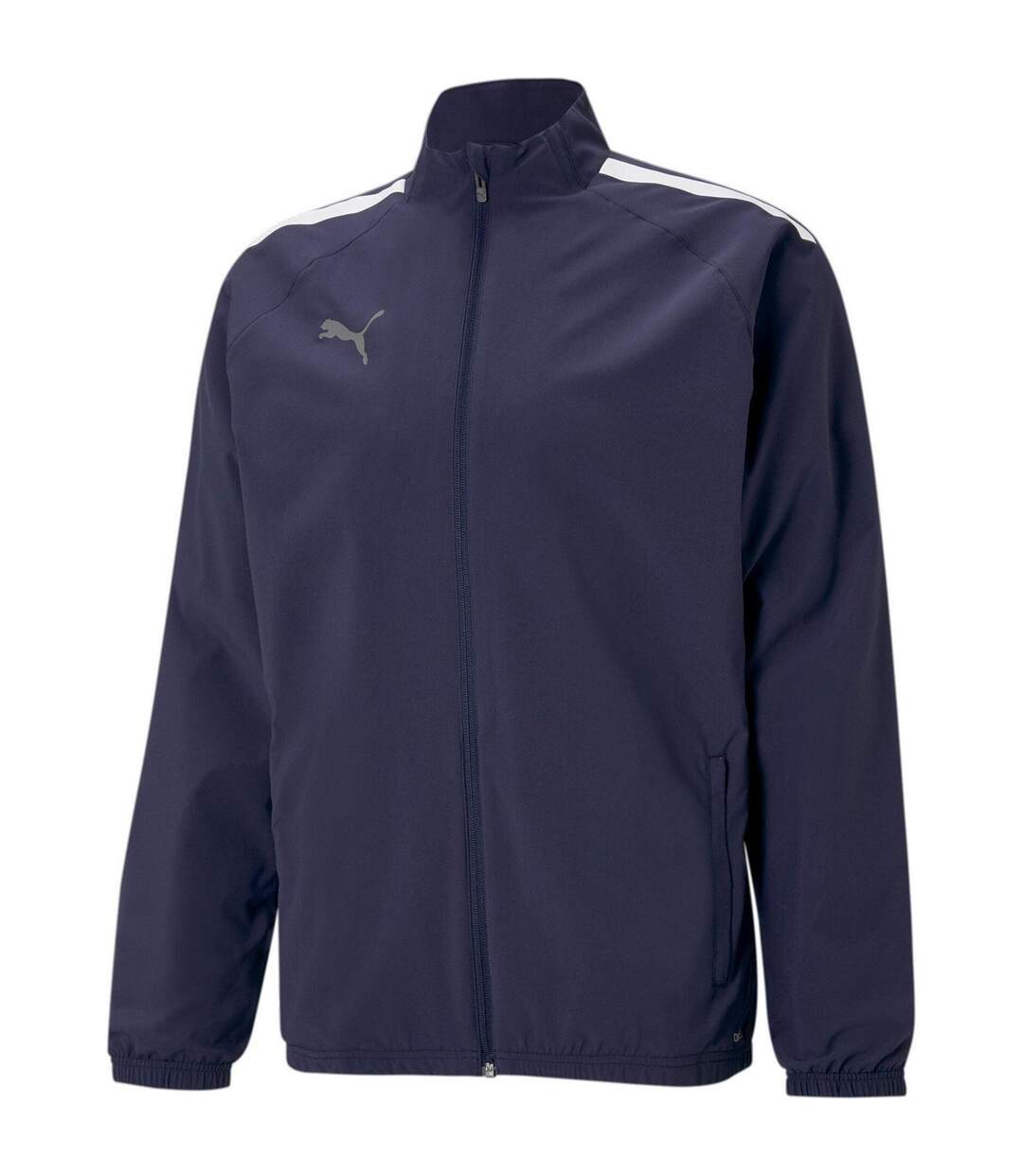 Mens Tracksuit Top Peacoat Blue White Puma-1