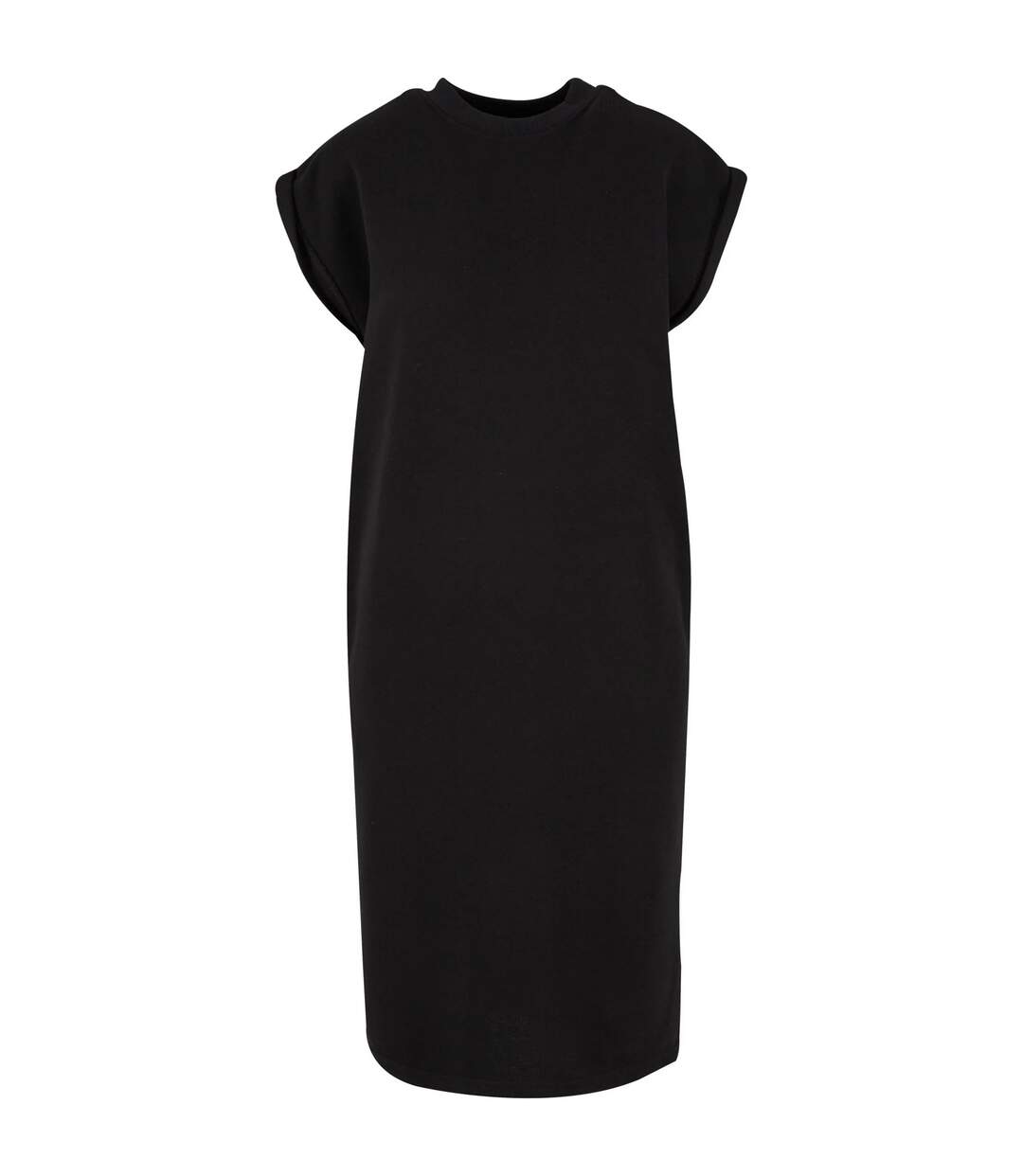 Womens/ladies Terrycloth Dress Black Urban Classics-1