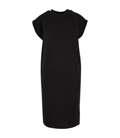 Womens/ladies Terrycloth Dress Black Urban Classics