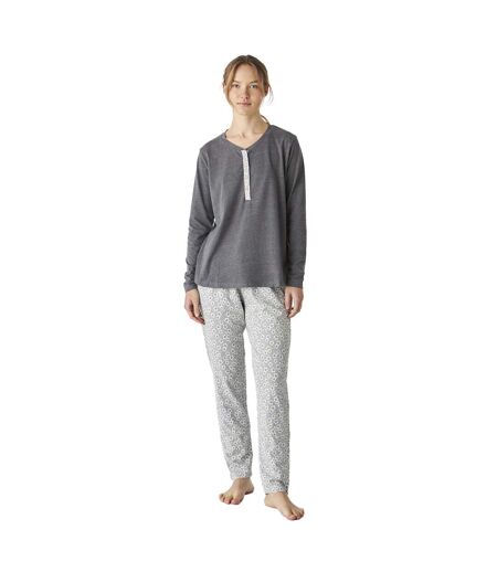 JJBEP1801 Women's Long Sleeve Cotton Pajamas