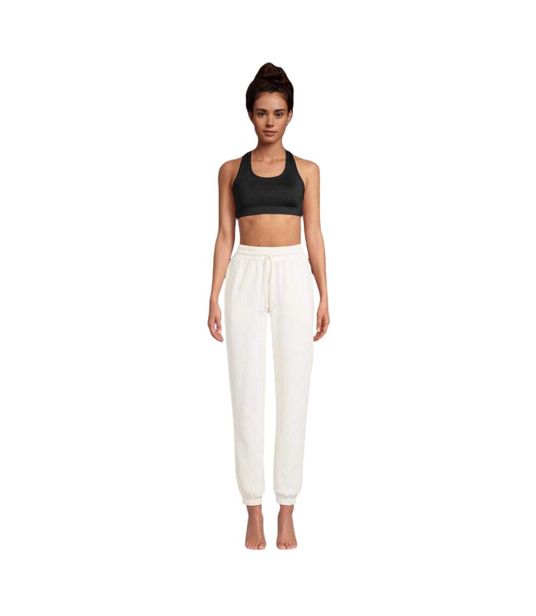 Pantalon De Jogging Femme Blanc Cassé Casall-4