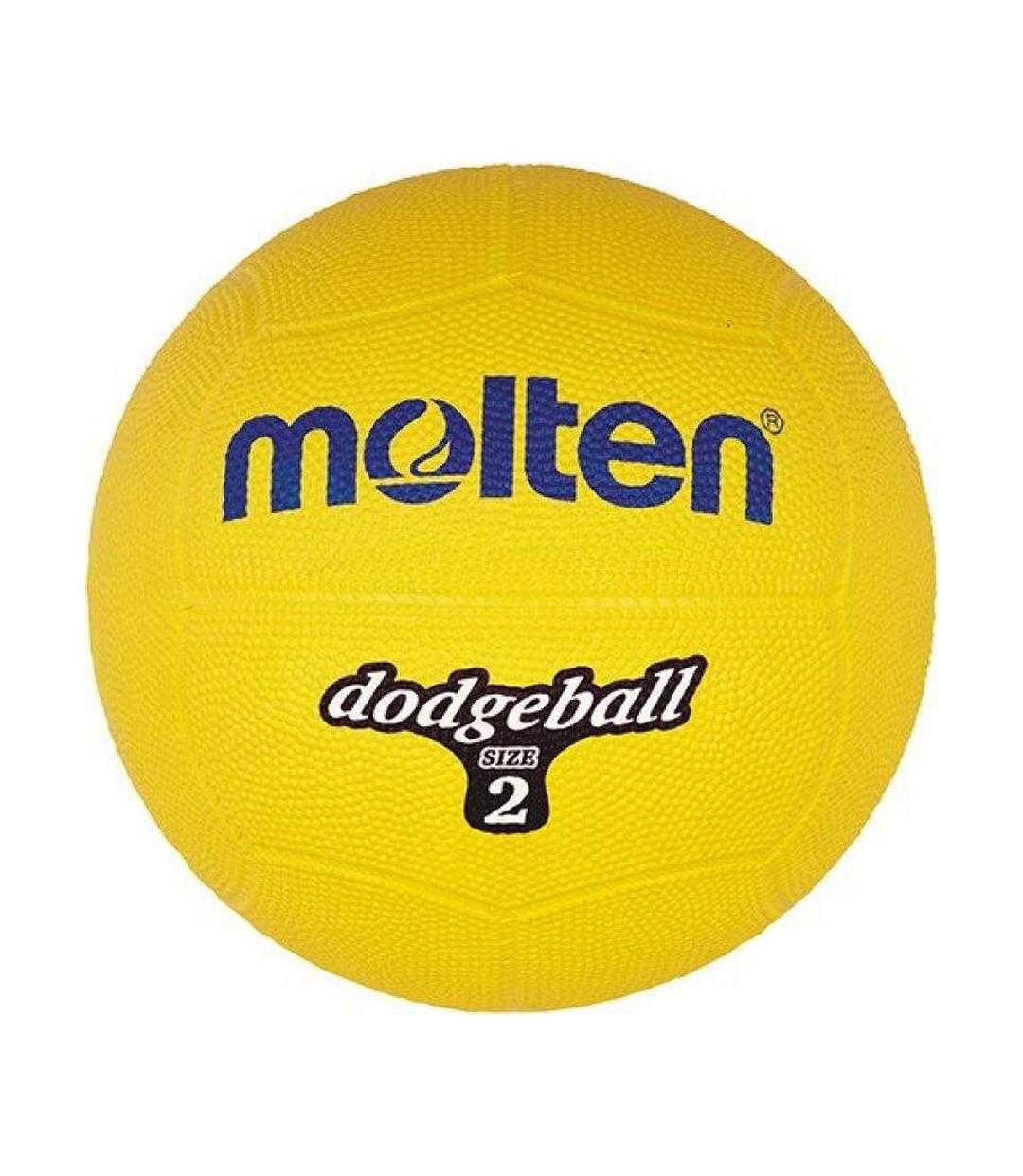 Balle Pour Balle Au Prisonnier En Caoutchouc Db2 Taille Unique Jaune Molten-1