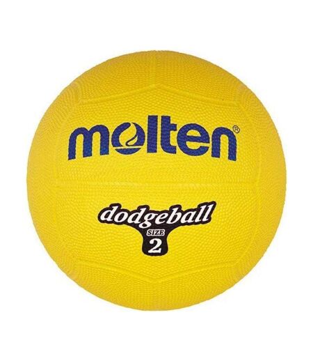 Balle Pour Balle Au Prisonnier En Caoutchouc Db2 Taille Unique Jaune Molten