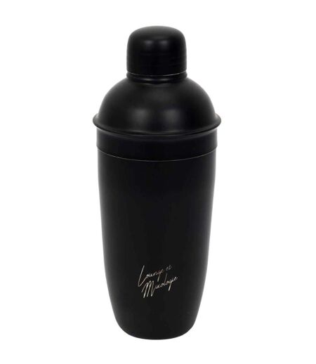 Shaker à cocktail en inox noir 62 cl