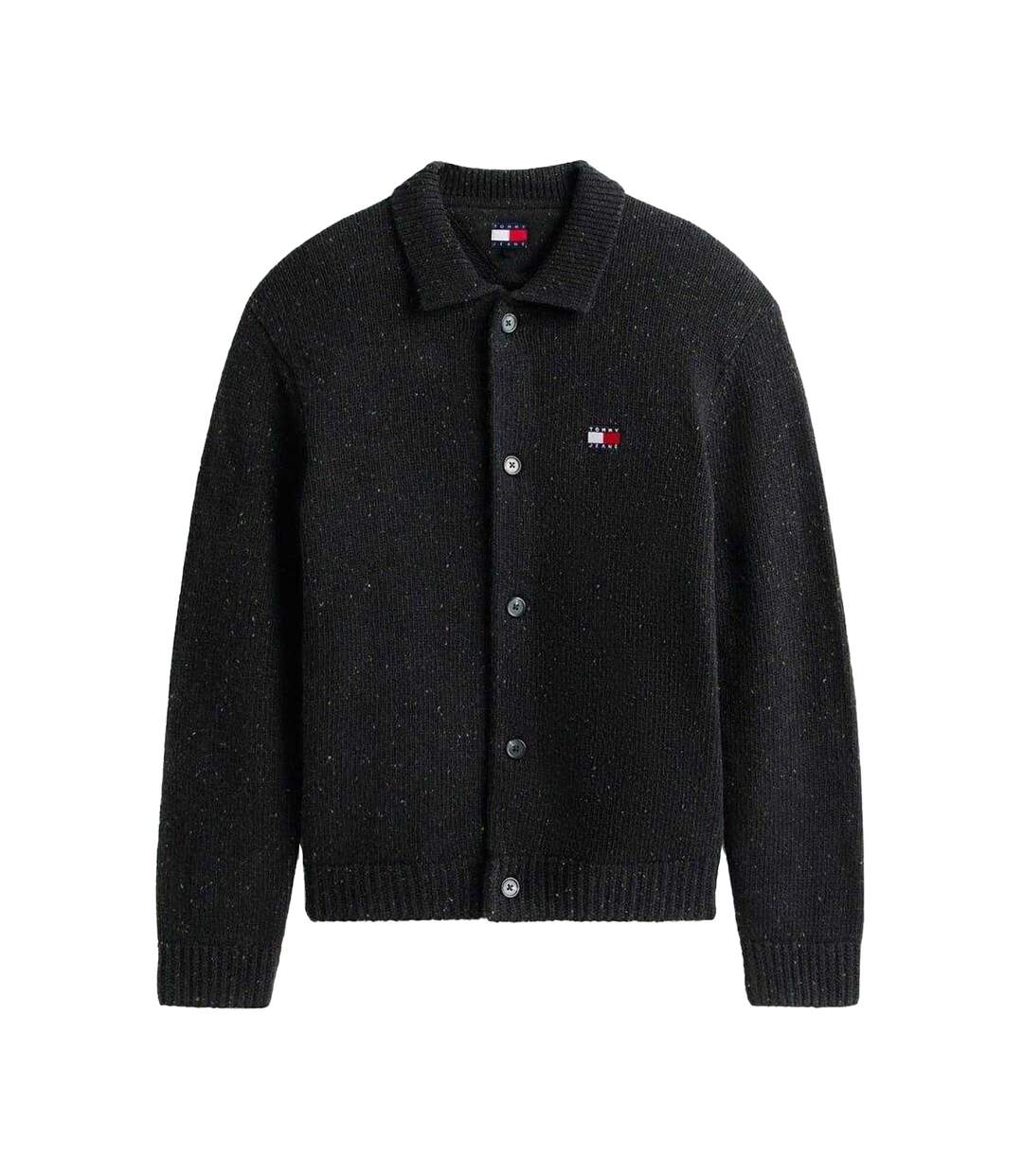 Cardigan Homme Blanc Cassé Chiné Tommy Jeans-1