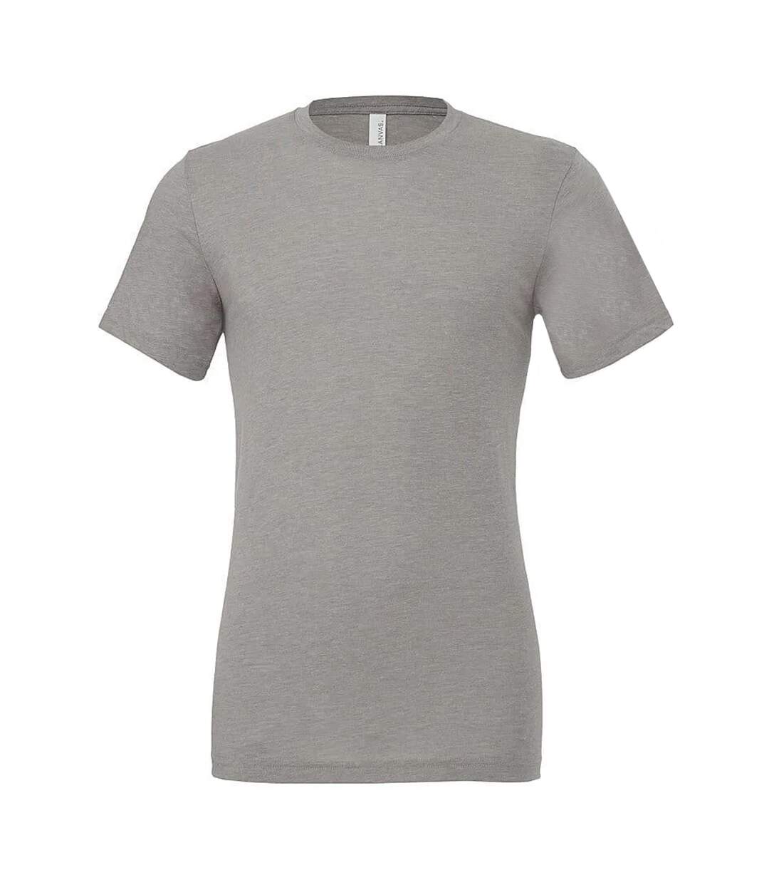 Canvas Mens Triblend Crew Neck Plain Short Sleeve T-Shirt (Athletic Grey Triblend) - UTBC2596-1
