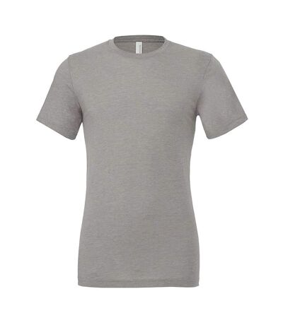 Canvas Mens Triblend Crew Neck Plain Short Sleeve T-Shirt (Athletic Grey Triblend) - UTBC2596