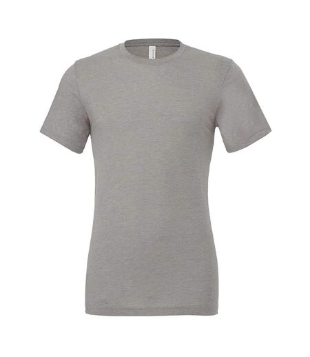 Canvas Mens Triblend Crew Neck Plain Short Sleeve T-Shirt (Athletic Grey Triblend) - UTBC2596