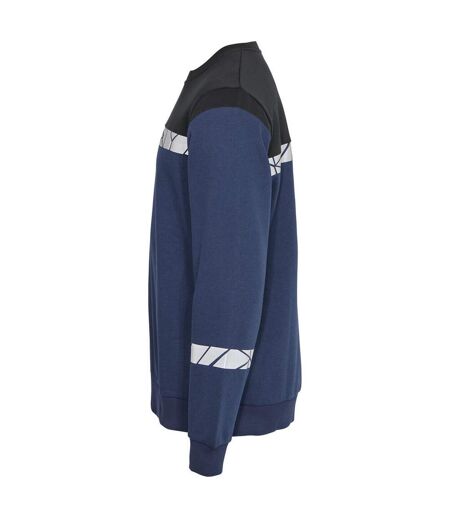 Mens Progression Hi-vis Sweatshirt Navy Black Projob