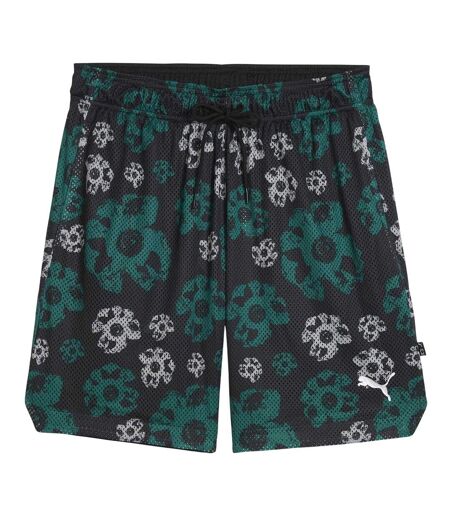 Mens Hoopocalypse Reversible Basketball Shorts Black Puma