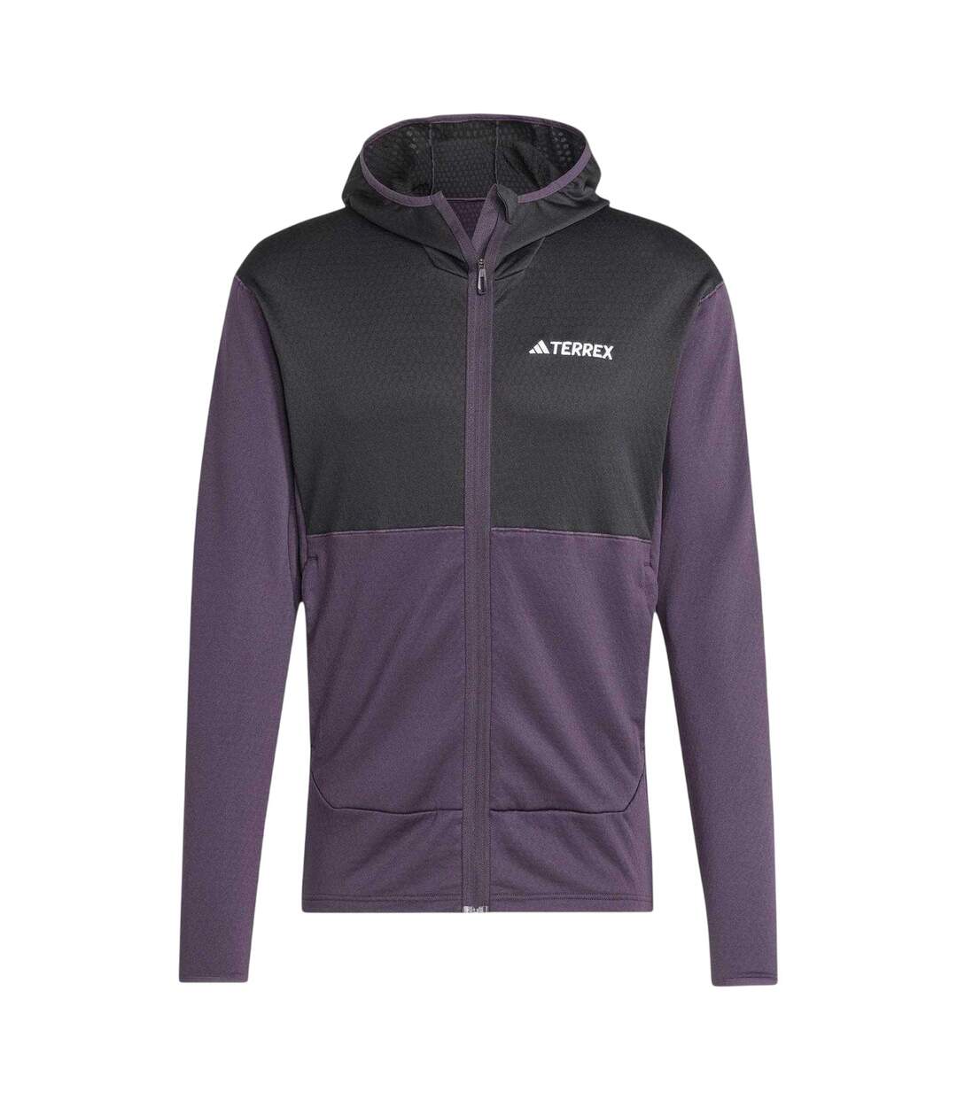 Mens Terrex Xperior Fleece Fleece Jacket Aurora Black Adidas-1
