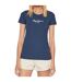 T-shirt Femme Bleu Marine Pepe Jeans-1