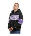 Sweat À Capuche Homme Noir Violet Starter Black Label-1