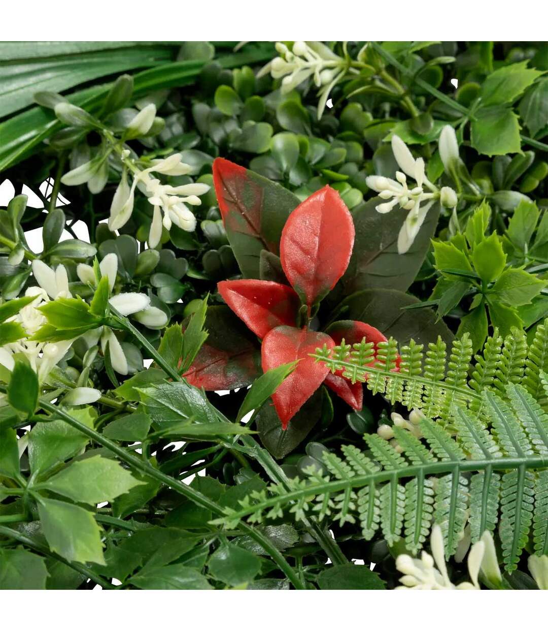 Carré Végétal Artificiel Tropical Izy 50cm Vert-2