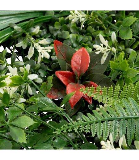 Carré Végétal Artificiel Tropical Izy 50cm Vert