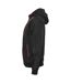Unisex Adult Windrunner Jacket Black Red Build Your Brand-3