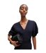 Robe Mi-longue Manches Style Kimono Femme Bleu Foncé Boss-4