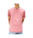 T-shirt orange homme tommy jeans reg badge - l-1