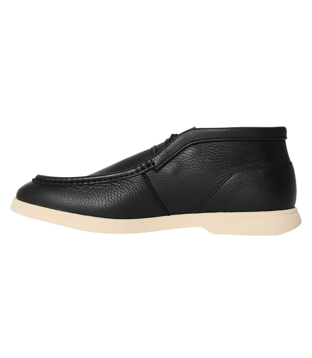 Mens Sienne Desb Leather Chukka Boots Black Boss-2