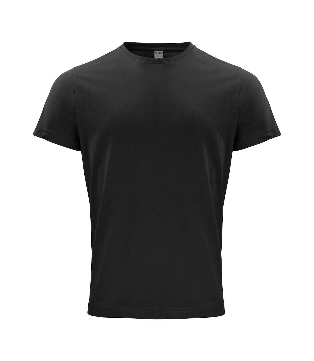 Mens Classic Organic Cotton T-shirt Black Clique-1