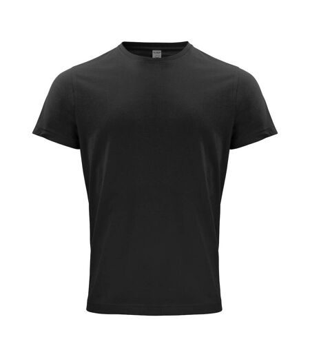 Mens Classic Organic Cotton T-shirt Black Clique