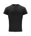 Mens Classic Organic Cotton T-shirt Black Clique-1