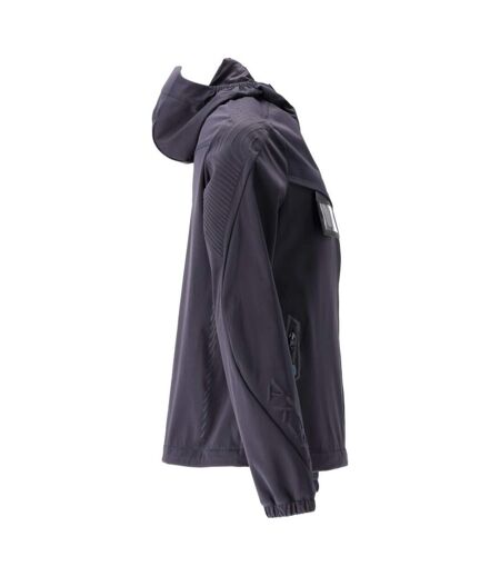 Womens/ladies Customised Stretch Hooded Jacket Dark Navy Mascot