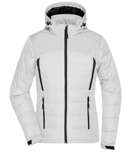 Veste matelassée Femme - anorak ski neige - JN1049 - blanc