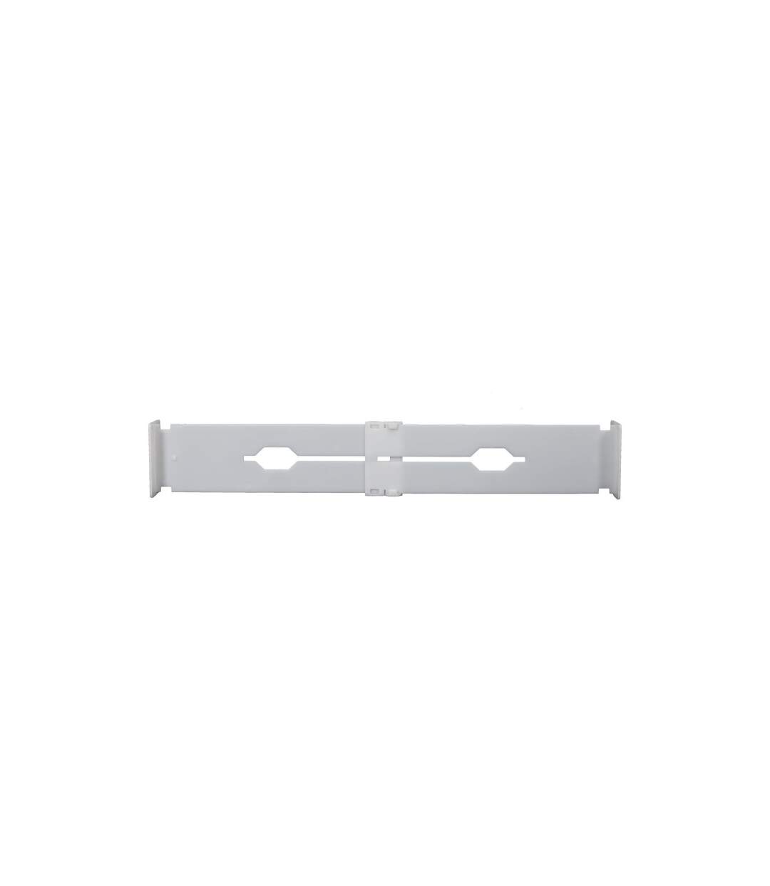 Lot de 2 Séparateurs de Tiroir Extensible 32cm Blanc-4