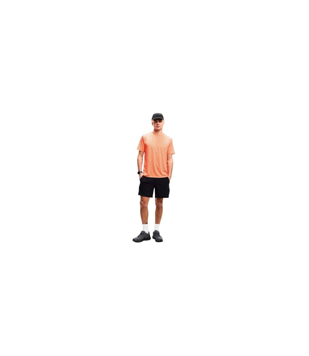T-shirt Course À Pied Essentials Homme Orange New Balance-1