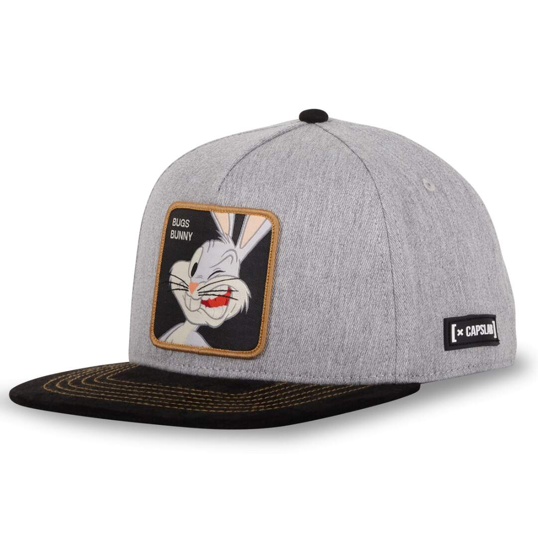 Casquette homme flat visière plate Looney Tunes Bugs Bunny Capslab-1