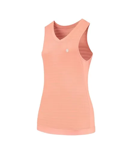 Débardeur Motif/style Sans Coutures Femme Vieux Rose K-Swiss