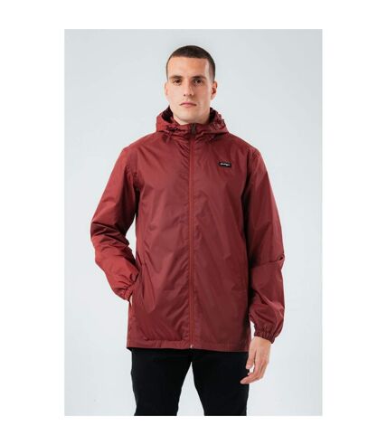 Hype Mens Showerproof Style Jacket (Burgundy) - UTHY6860